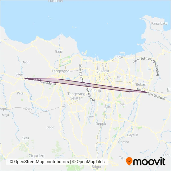 AJA P coverage area map