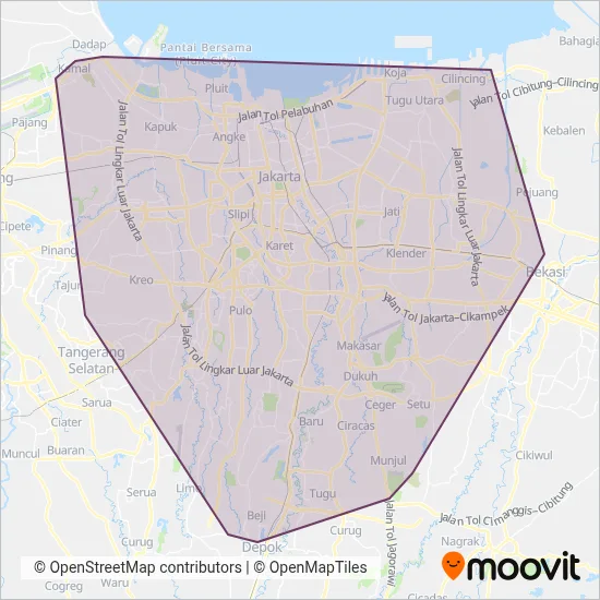 KWK coverage area map