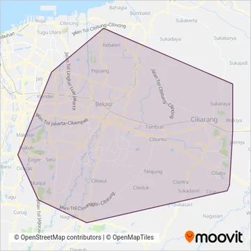 KOASI coverage area map