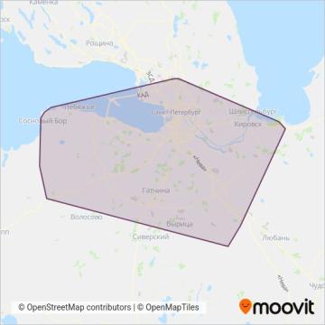 Схема покрытия компании * ООО «ВЕСТ-СЕРВИС»