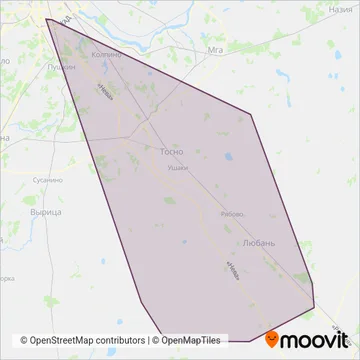 * ООО «Транс-Балт» coverage area map