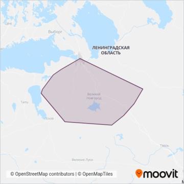 Схема покрытия компании СКСавто