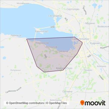 Схема покрытия компании * ООО "Такси"