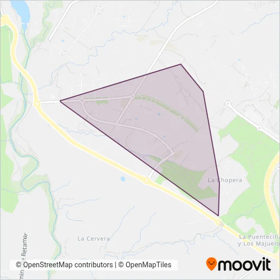 Urbanos de Las Rozas de Madrid coverage area map