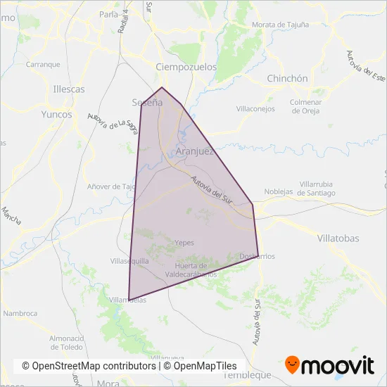 AISA coverage area map