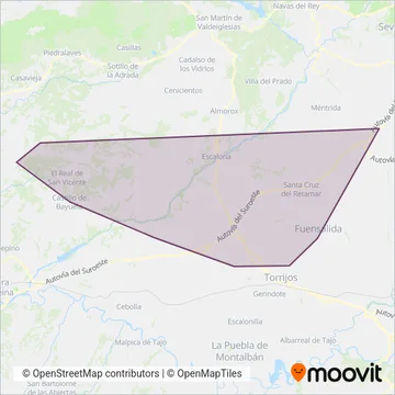 Cevesa coverage area map