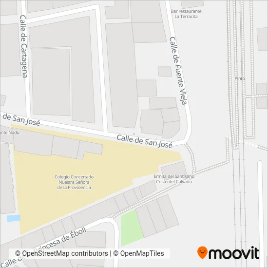Renfe Cercanías - Servicios de Autobús especiales coverage area map