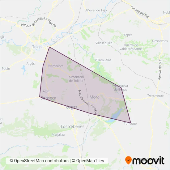 Romero Díaz Car S.L. coverage area map