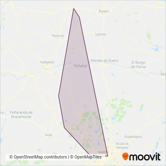 Avanza by Mobility ADO coverage area map
