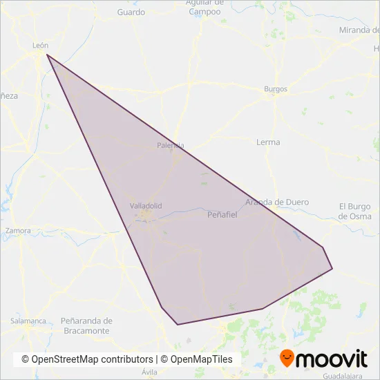 A la demanda coverage area map