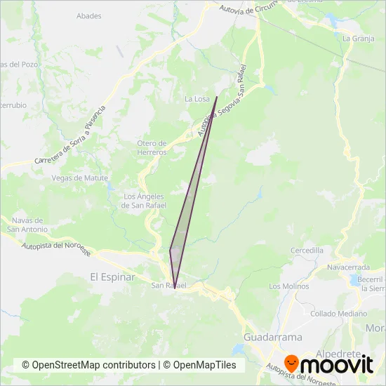 Renfe (Bus) coverage area map