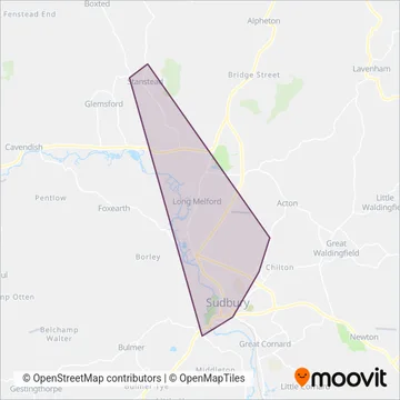 Felix Taxis & Co. coverage area map
