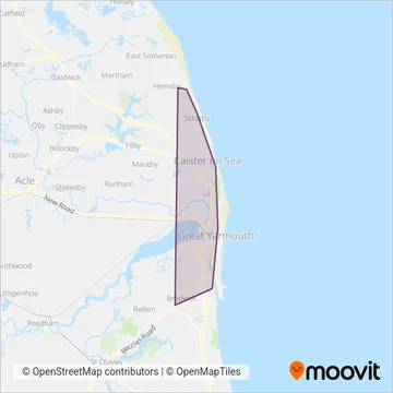 Ambassador Travel coverage area map