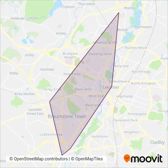 Roberts Travel Group coverage area map