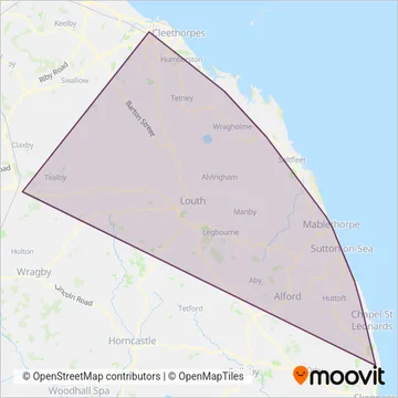 Grayscroft Coaches coverage area map