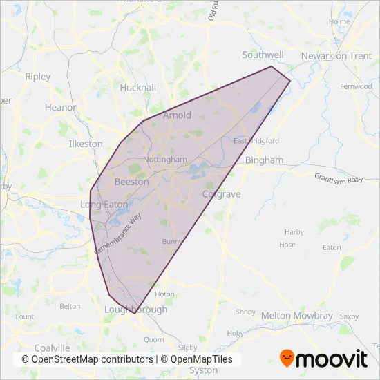 CT4N coverage area map