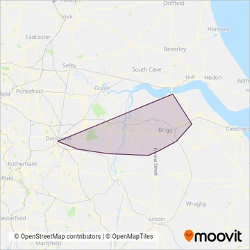 Hornsbys Bus & Coach coverage area map