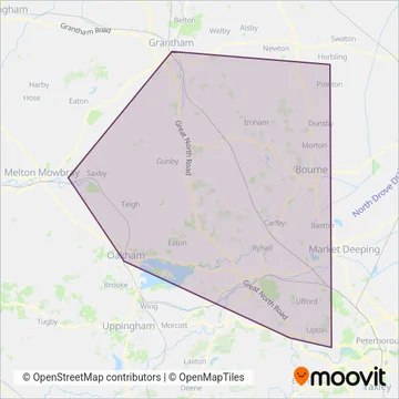 TransportConnect coverage area map