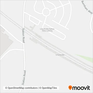 National Rail (Bus) coverage area map