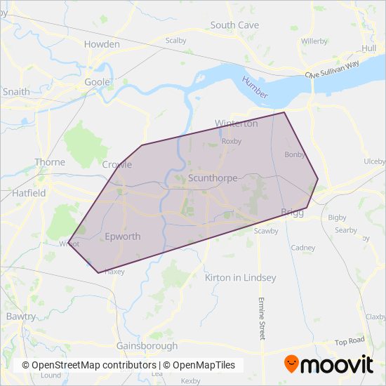 North Lincolnshire Council coverage area map