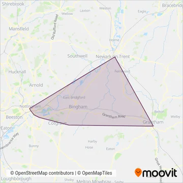 Central Connect coverage area map