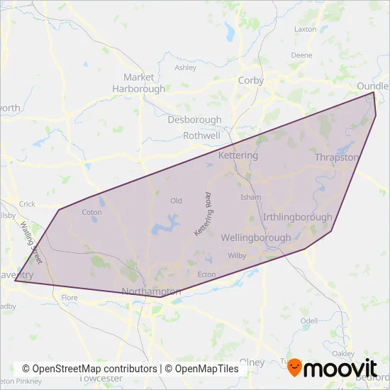 CommMiniBus coverage area map