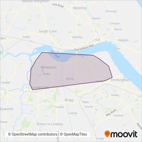 21 Transport coverage area map