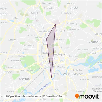 Skills Motor Coaches Limited coverage area map