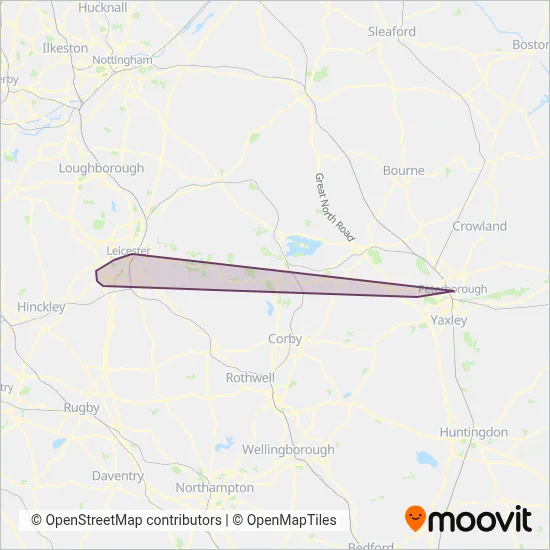 Central Connect coverage area map