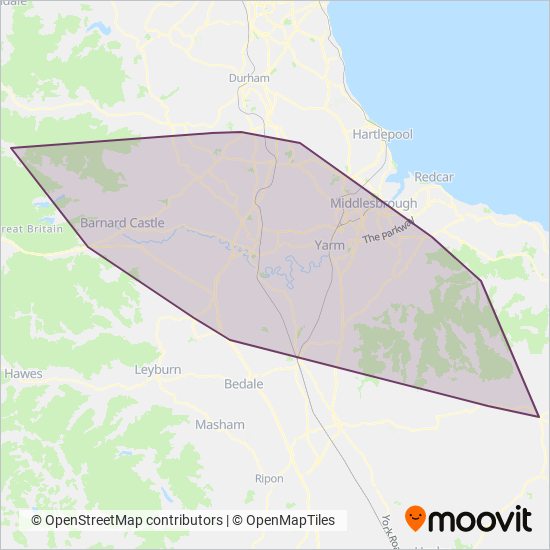 Hodgsons coverage area map