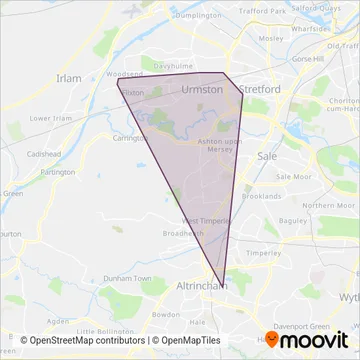 Olympia Travel coverage area map
