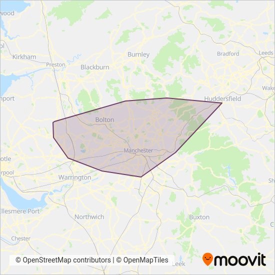 Bee Network coverage area map