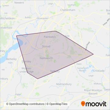 Cotswold Green coverage area map