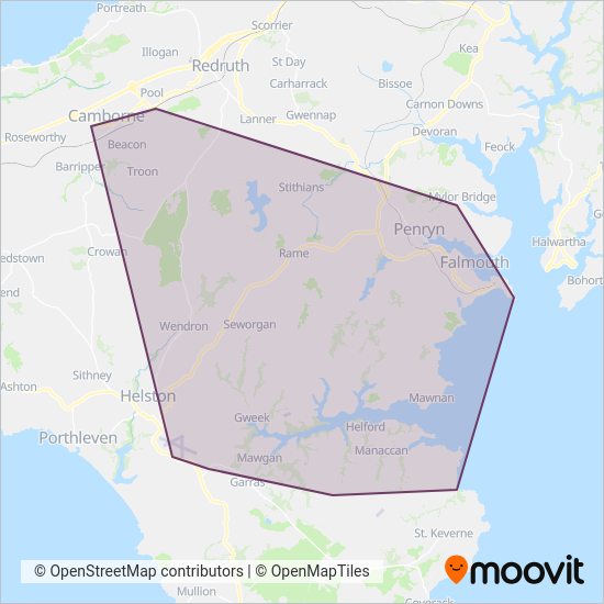 OTS coverage area map