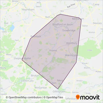 FromeBus coverage area map