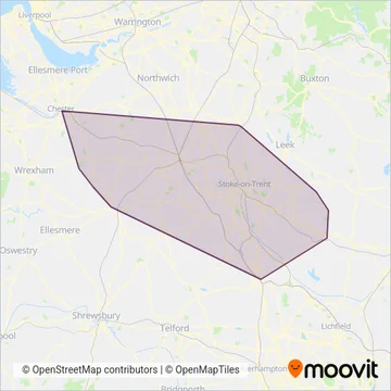 D & G Bus coverage area map