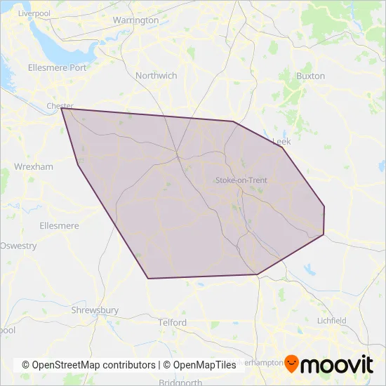 D & G Bus coverage area map