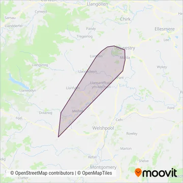 Owen's Travelmaster coverage area map