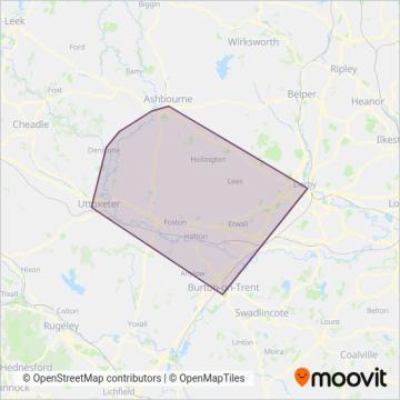 trentbarton coverage area map