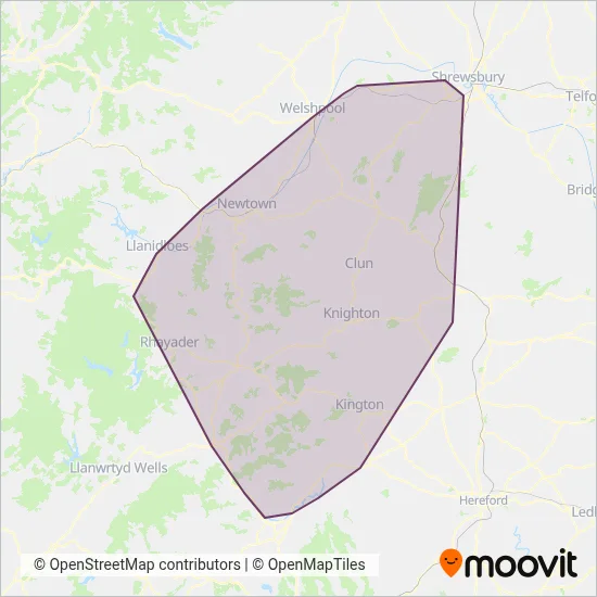 Celtic Travel coverage area map