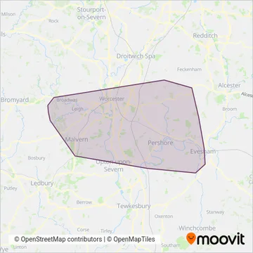 LMS Travel coverage area map