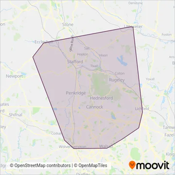 Chaserider coverage area map