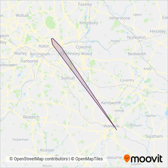 Solus Coaches coverage area map