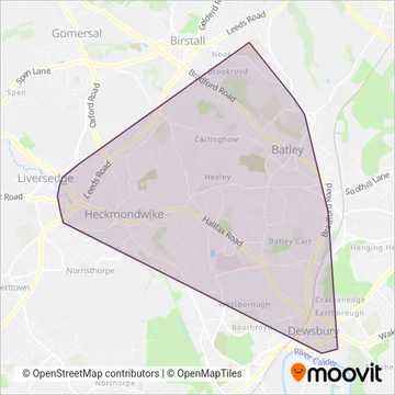 Station Coaches coverage area map