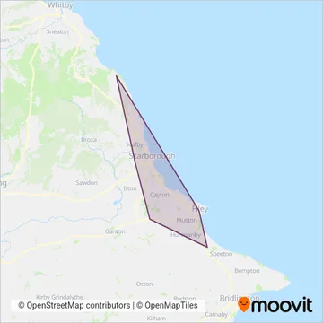 Shoreline Suncruisers coverage area map