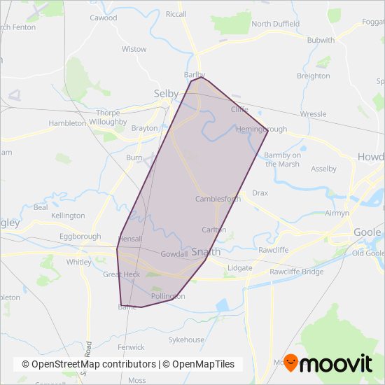 Thornes Independent Ltd coverage area map