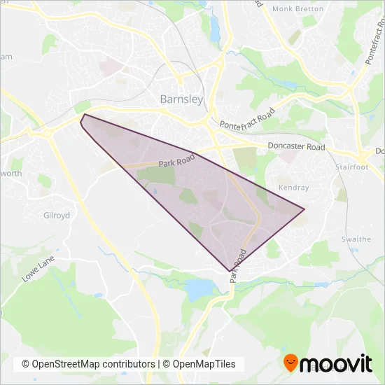 Peter Hodgson Travel coverage area map