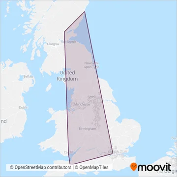FlixBus coverage area map