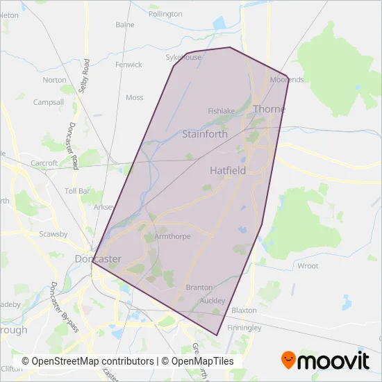 David Goodfellow Travel coverage area map