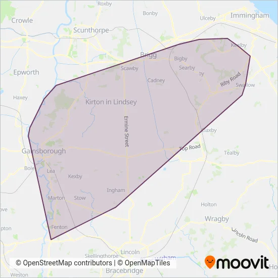 TransportConnect coverage area map